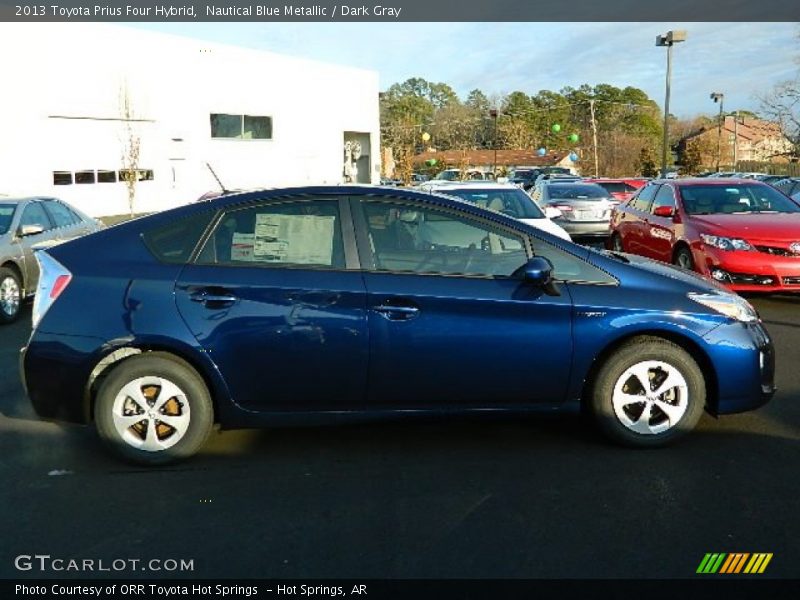 Nautical Blue Metallic / Dark Gray 2013 Toyota Prius Four Hybrid