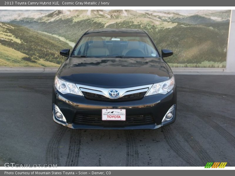 Cosmic Gray Metallic / Ivory 2013 Toyota Camry Hybrid XLE