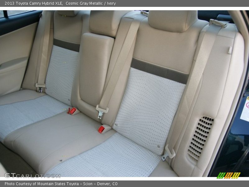 Rear Seat of 2013 Camry Hybrid XLE