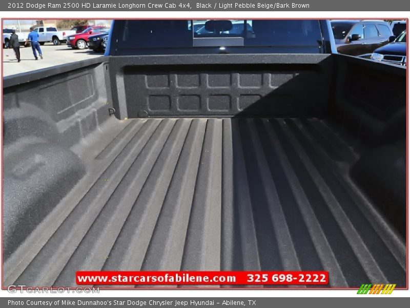Black / Light Pebble Beige/Bark Brown 2012 Dodge Ram 2500 HD Laramie Longhorn Crew Cab 4x4