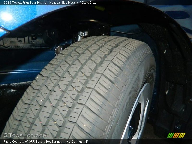Nautical Blue Metallic / Dark Gray 2013 Toyota Prius Four Hybrid