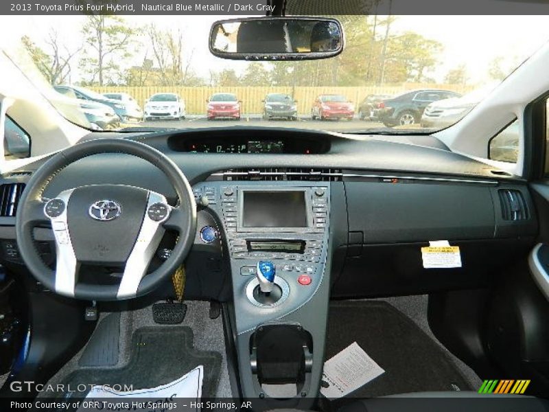 Nautical Blue Metallic / Dark Gray 2013 Toyota Prius Four Hybrid