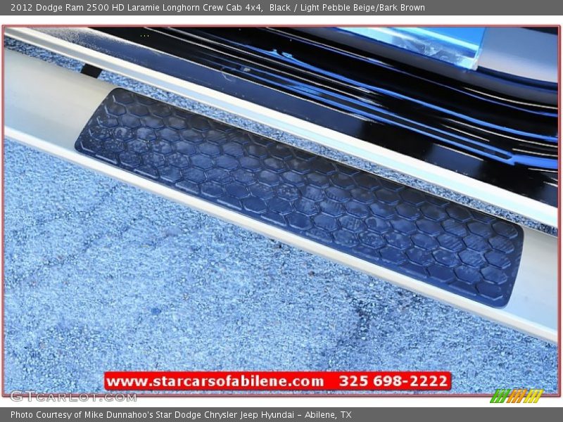 Black / Light Pebble Beige/Bark Brown 2012 Dodge Ram 2500 HD Laramie Longhorn Crew Cab 4x4