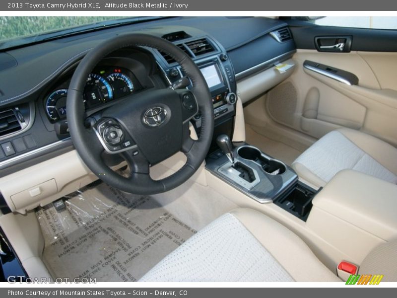 Ivory Interior - 2013 Camry Hybrid XLE 