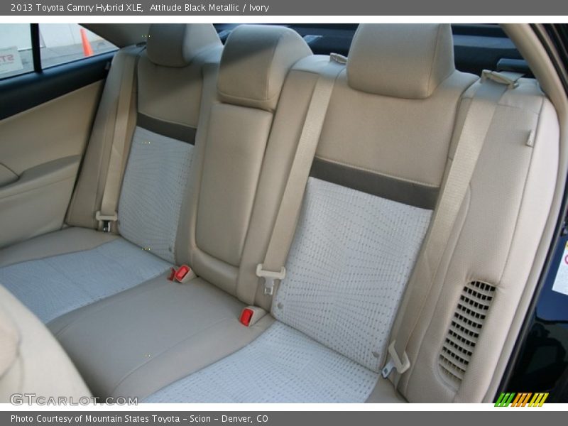 Rear Seat of 2013 Camry Hybrid XLE