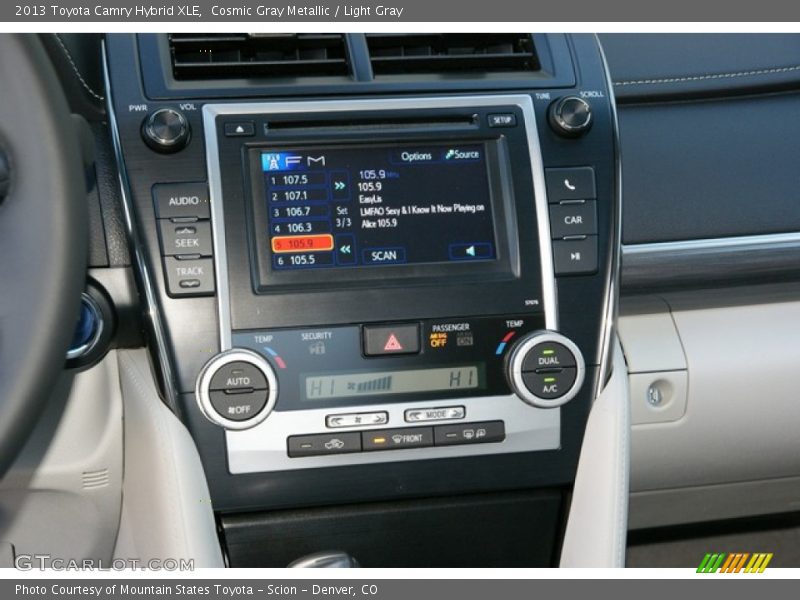 Audio System of 2013 Camry Hybrid XLE