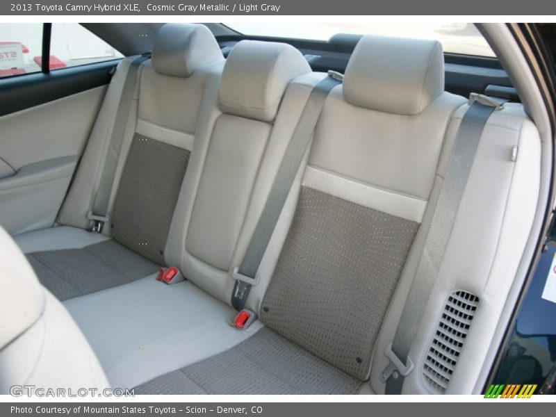 Rear Seat of 2013 Camry Hybrid XLE