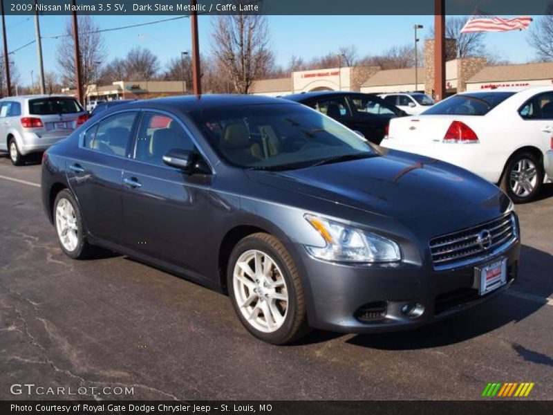 Dark Slate Metallic / Caffe Latte 2009 Nissan Maxima 3.5 SV