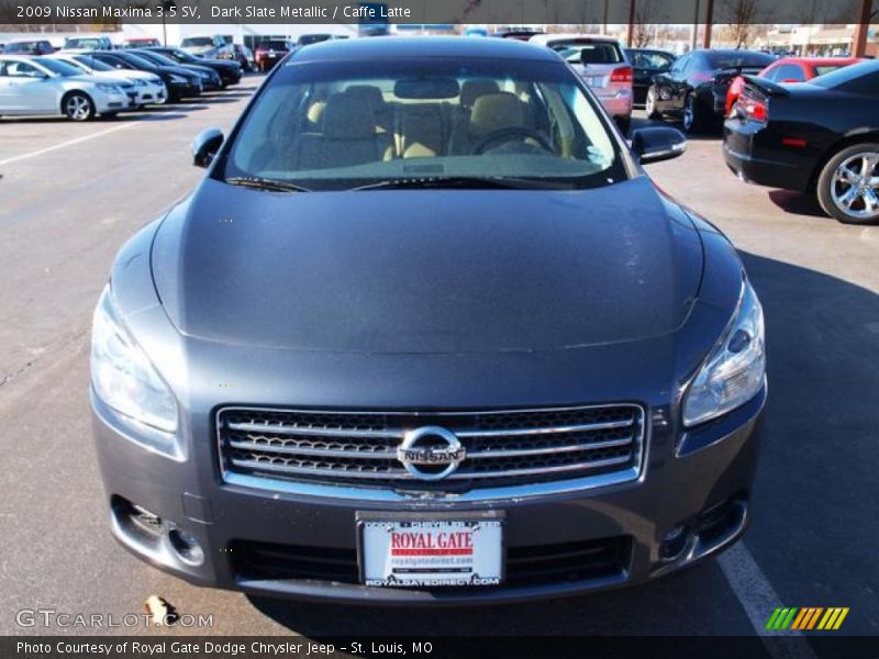 Dark Slate Metallic / Caffe Latte 2009 Nissan Maxima 3.5 SV