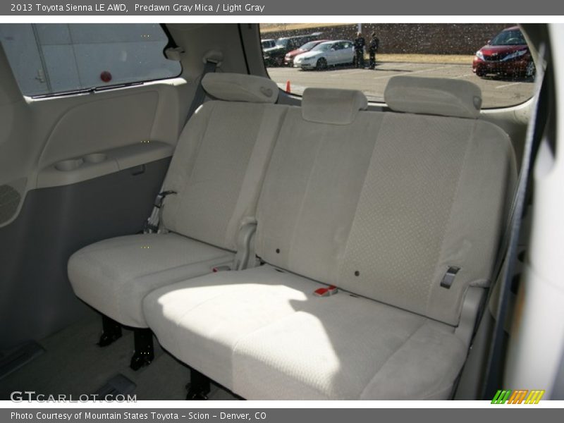 Predawn Gray Mica / Light Gray 2013 Toyota Sienna LE AWD