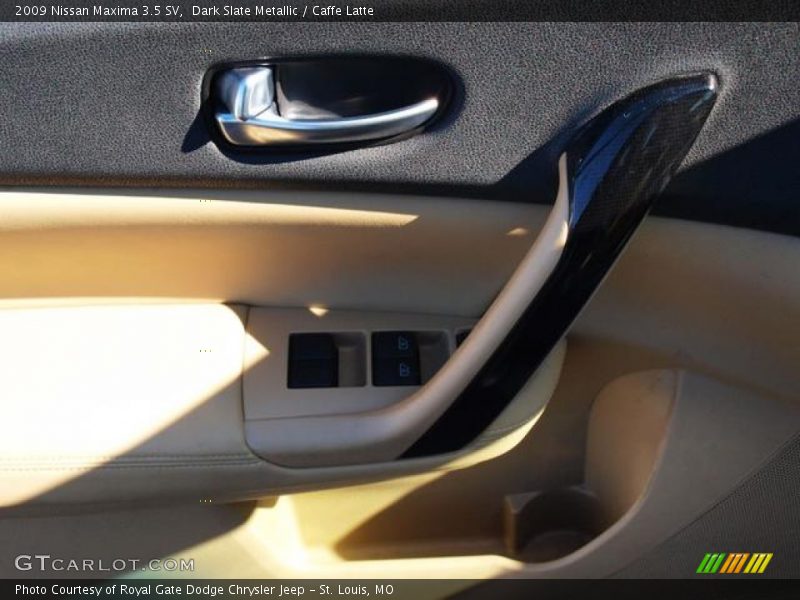 Dark Slate Metallic / Caffe Latte 2009 Nissan Maxima 3.5 SV