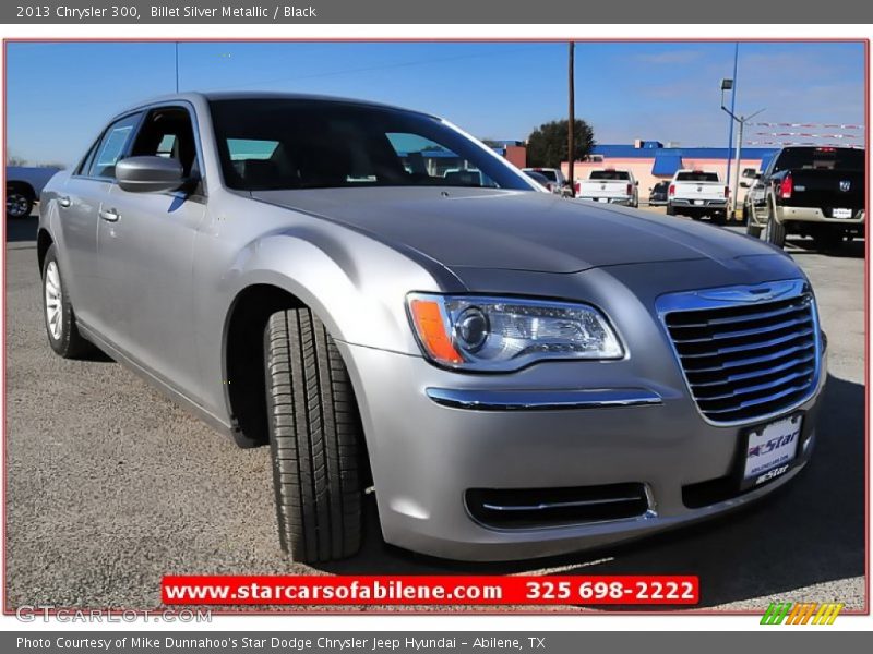 Billet Silver Metallic / Black 2013 Chrysler 300