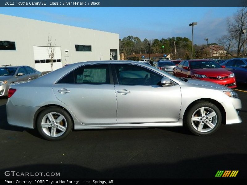 Classic Silver Metallic / Black 2012 Toyota Camry SE