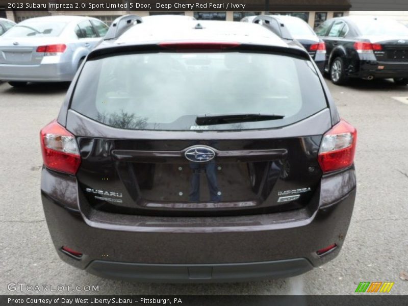 Deep Cherry Red Pearl / Ivory 2013 Subaru Impreza 2.0i Sport Limited 5 Door