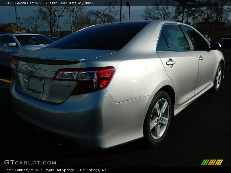Classic Silver Metallic / Black 2012 Toyota Camry SE