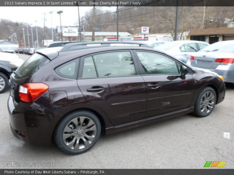 Deep Cherry Red Pearl / Ivory 2013 Subaru Impreza 2.0i Sport Limited 5 Door
