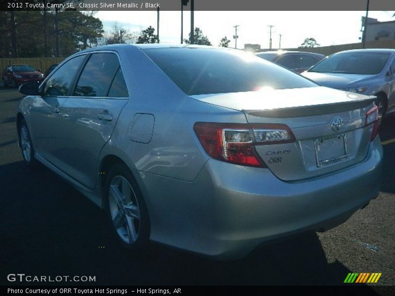 Classic Silver Metallic / Black 2012 Toyota Camry SE