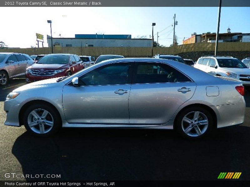 Classic Silver Metallic / Black 2012 Toyota Camry SE