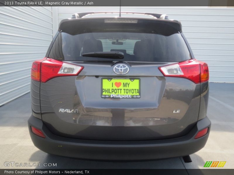 Magnetic Gray Metallic / Ash 2013 Toyota RAV4 LE