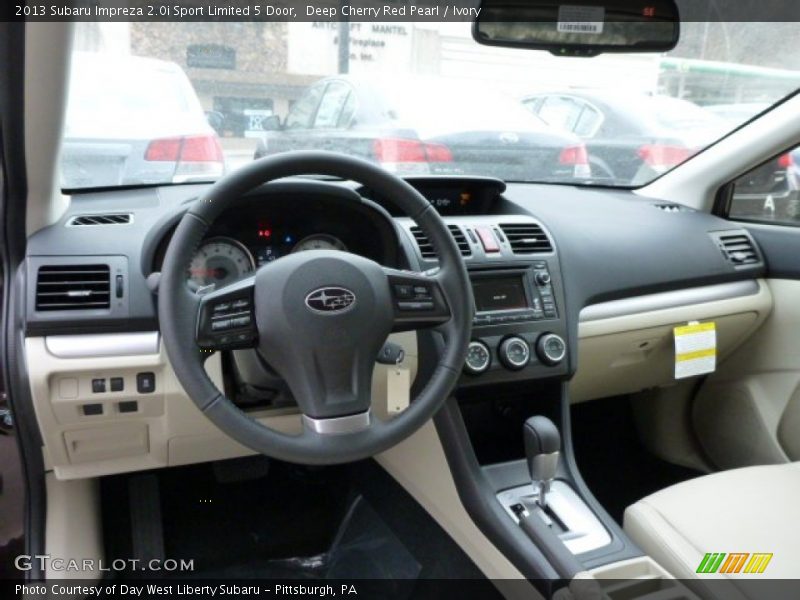Dashboard of 2013 Impreza 2.0i Sport Limited 5 Door