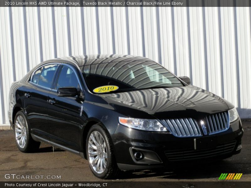 Tuxedo Black Metallic / Charcoal Black/Fine Line Ebony 2010 Lincoln MKS AWD Ultimate Package