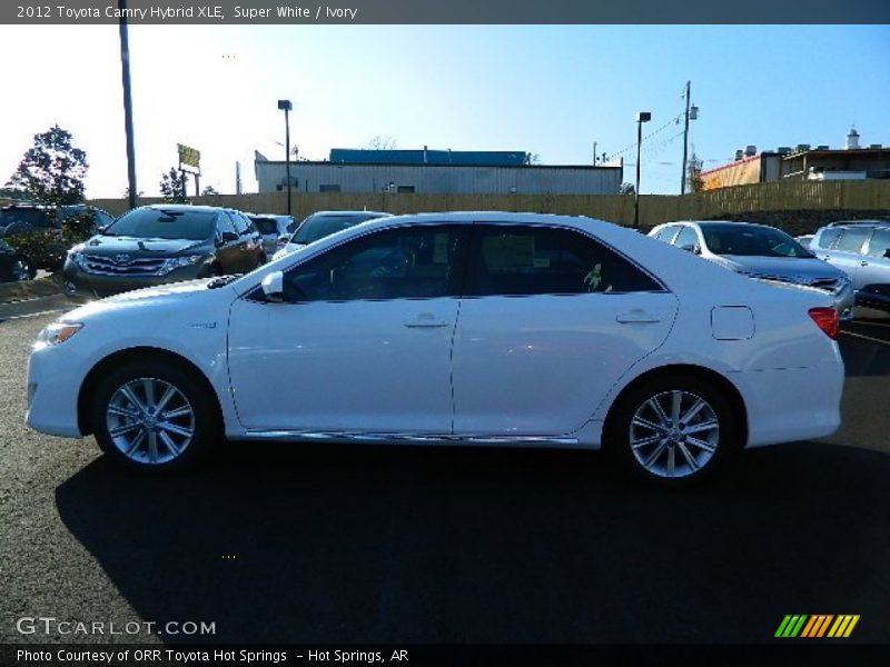 Super White / Ivory 2012 Toyota Camry Hybrid XLE