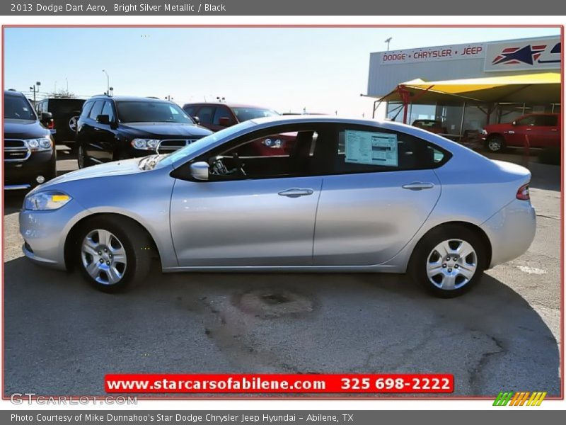 Bright Silver Metallic / Black 2013 Dodge Dart Aero