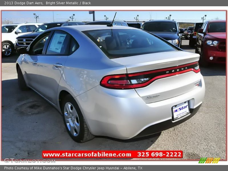 Bright Silver Metallic / Black 2013 Dodge Dart Aero