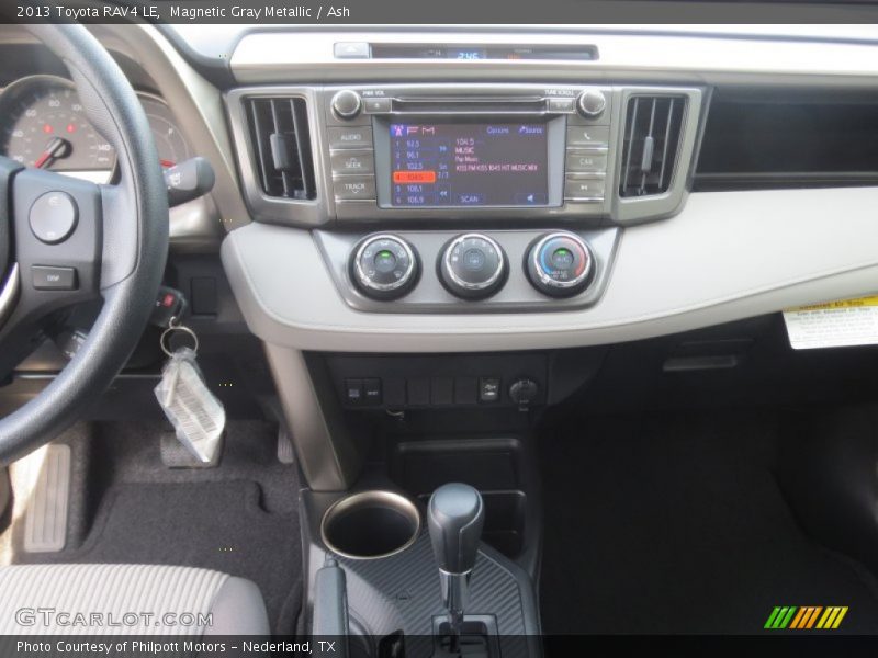 Controls of 2013 RAV4 LE