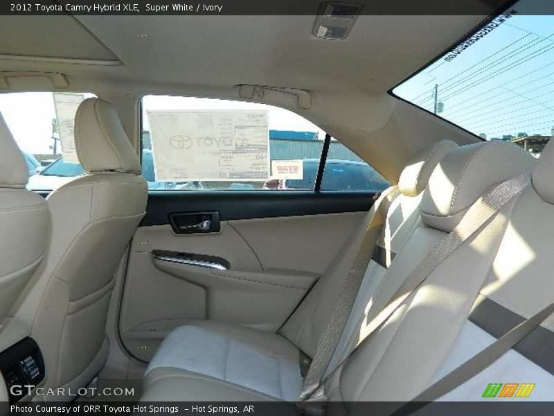 Super White / Ivory 2012 Toyota Camry Hybrid XLE
