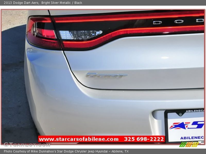 Bright Silver Metallic / Black 2013 Dodge Dart Aero