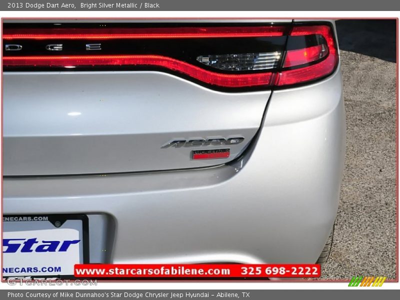 Bright Silver Metallic / Black 2013 Dodge Dart Aero