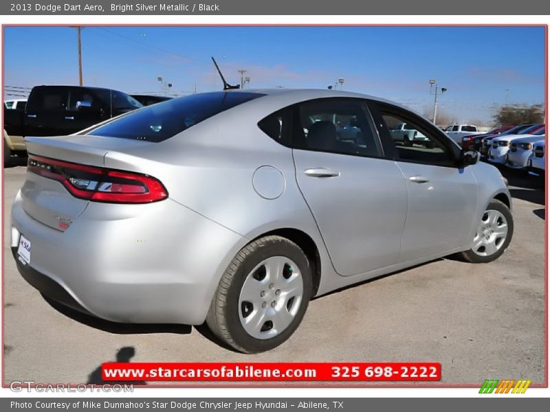 Bright Silver Metallic / Black 2013 Dodge Dart Aero
