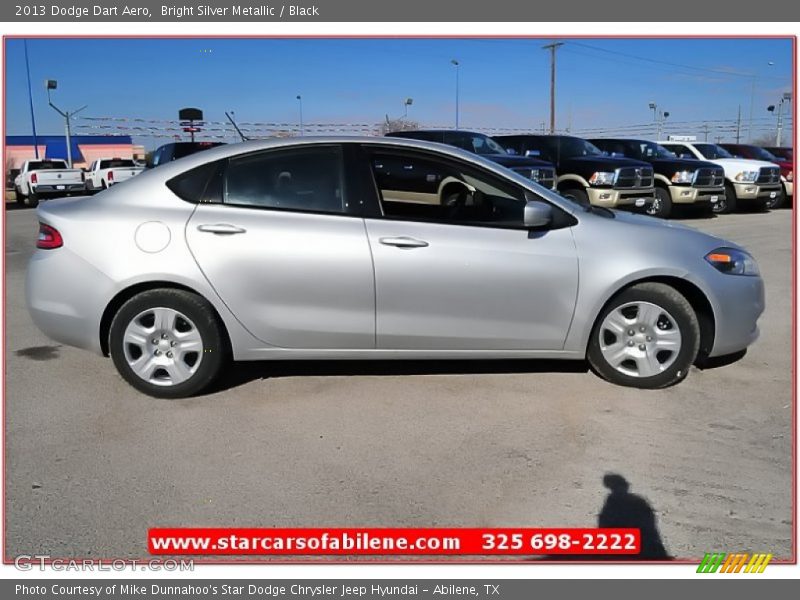 Bright Silver Metallic / Black 2013 Dodge Dart Aero