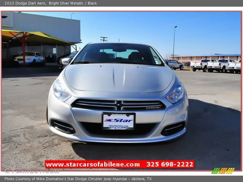 Bright Silver Metallic / Black 2013 Dodge Dart Aero