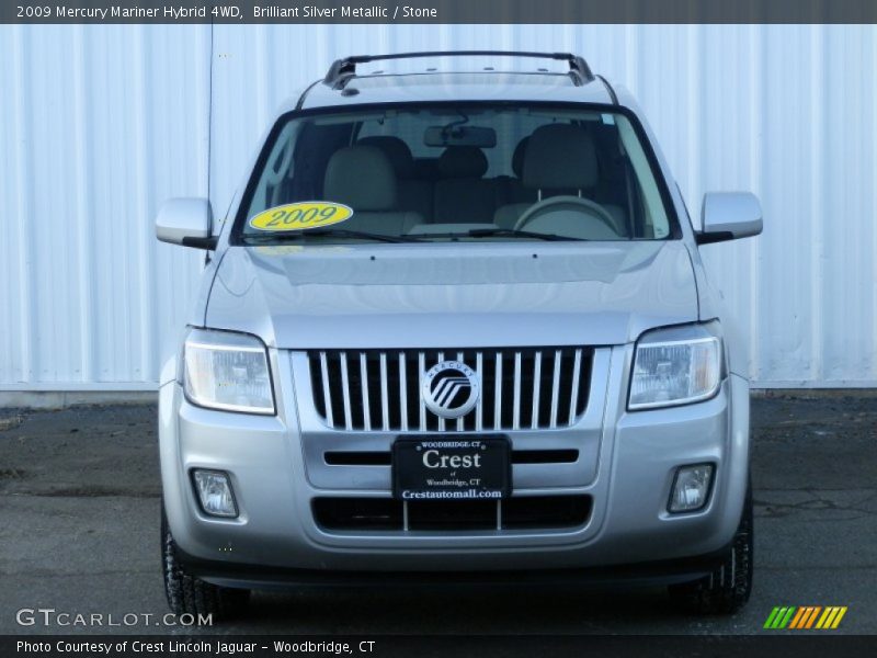 Brilliant Silver Metallic / Stone 2009 Mercury Mariner Hybrid 4WD