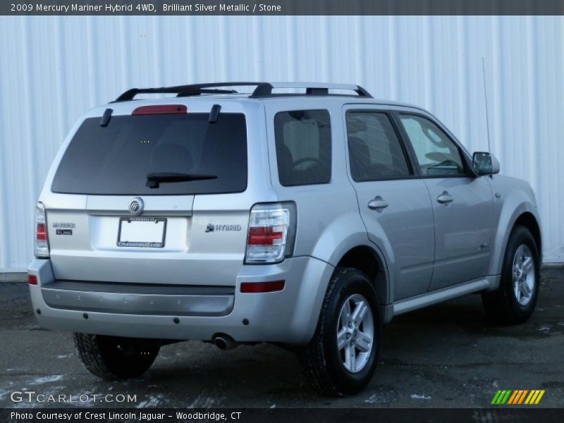 Brilliant Silver Metallic / Stone 2009 Mercury Mariner Hybrid 4WD