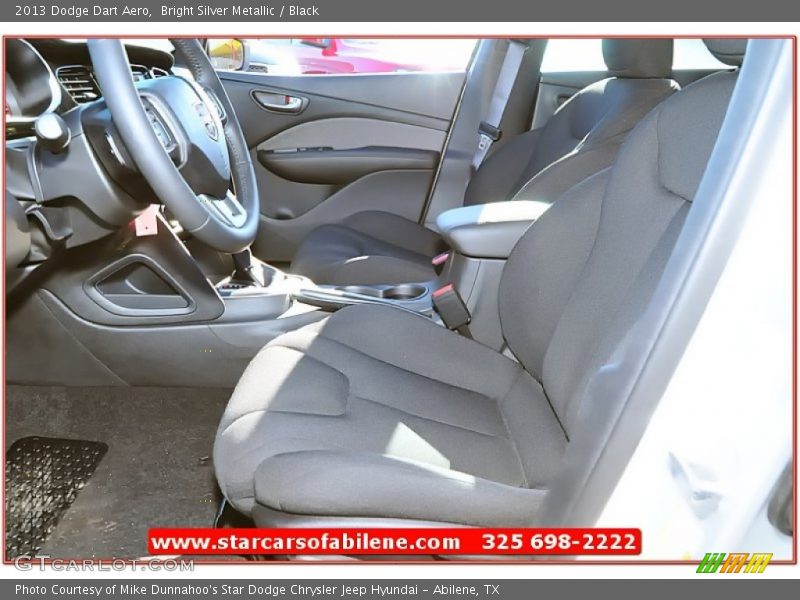 Bright Silver Metallic / Black 2013 Dodge Dart Aero