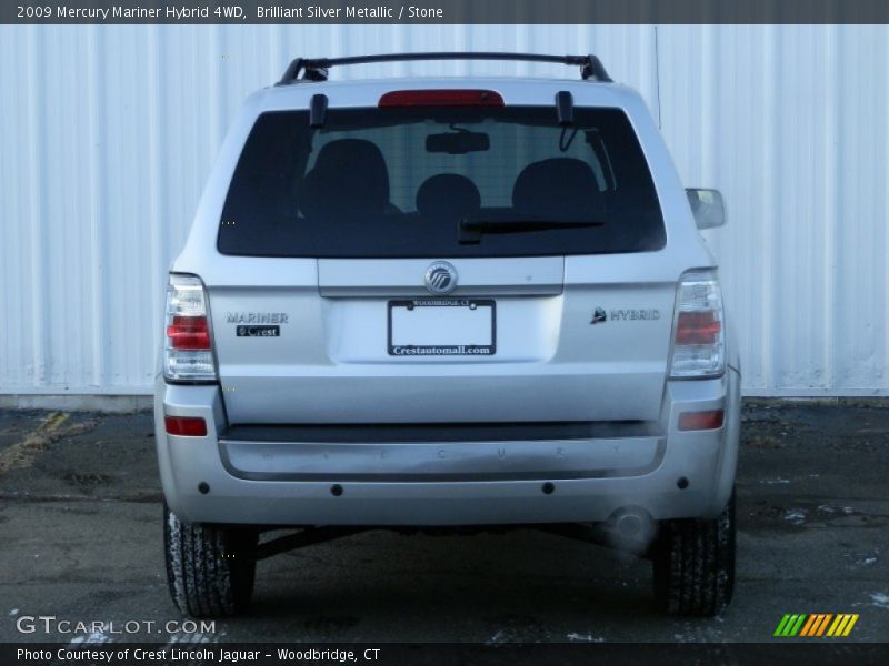 Brilliant Silver Metallic / Stone 2009 Mercury Mariner Hybrid 4WD