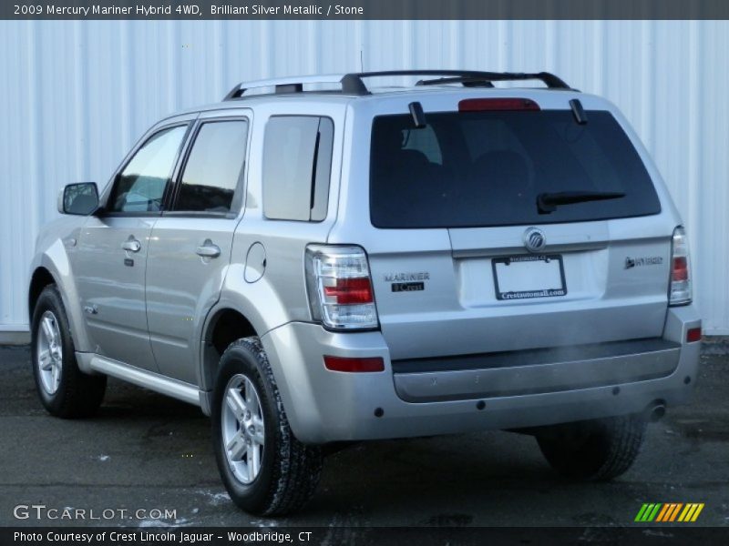 Brilliant Silver Metallic / Stone 2009 Mercury Mariner Hybrid 4WD