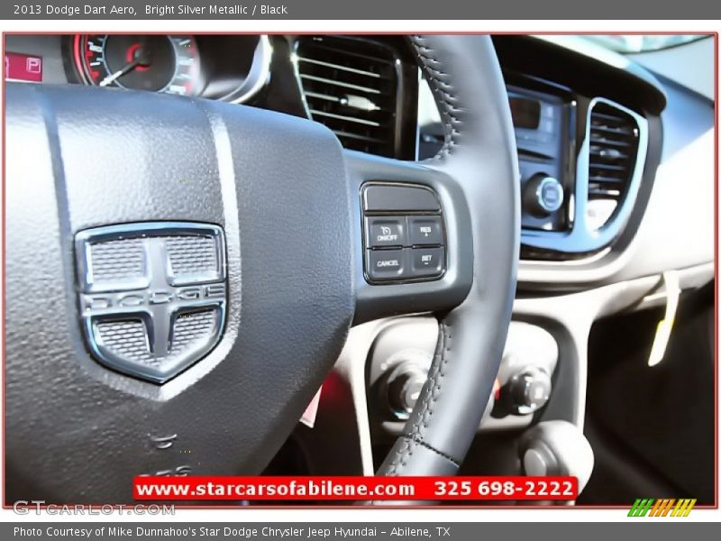 Bright Silver Metallic / Black 2013 Dodge Dart Aero