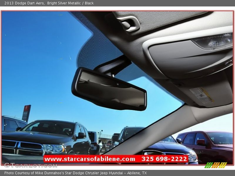 Bright Silver Metallic / Black 2013 Dodge Dart Aero