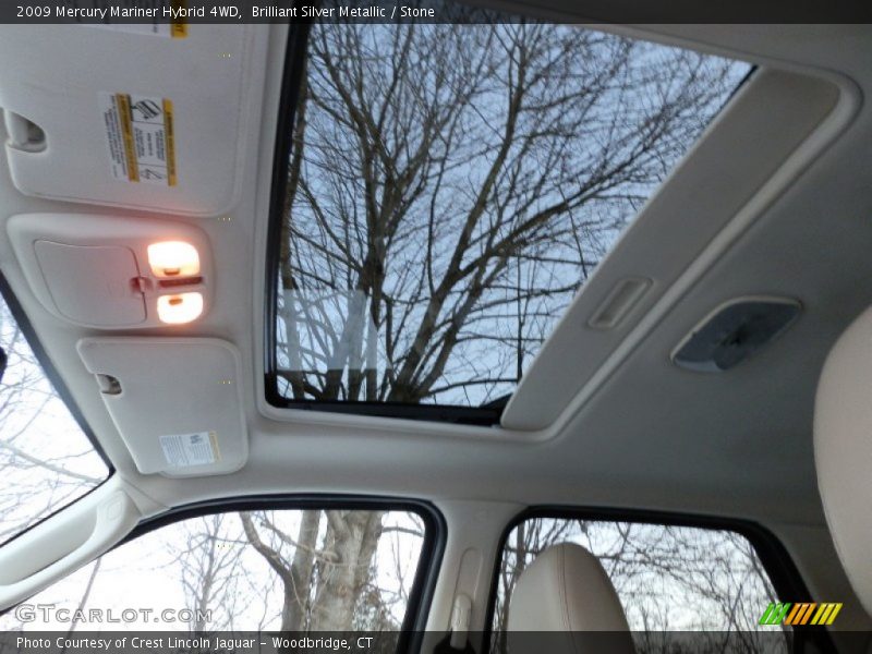 Brilliant Silver Metallic / Stone 2009 Mercury Mariner Hybrid 4WD