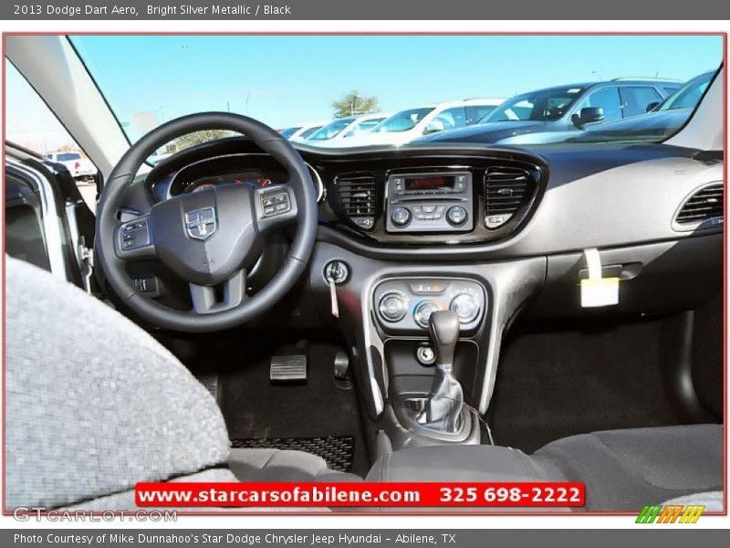 Bright Silver Metallic / Black 2013 Dodge Dart Aero