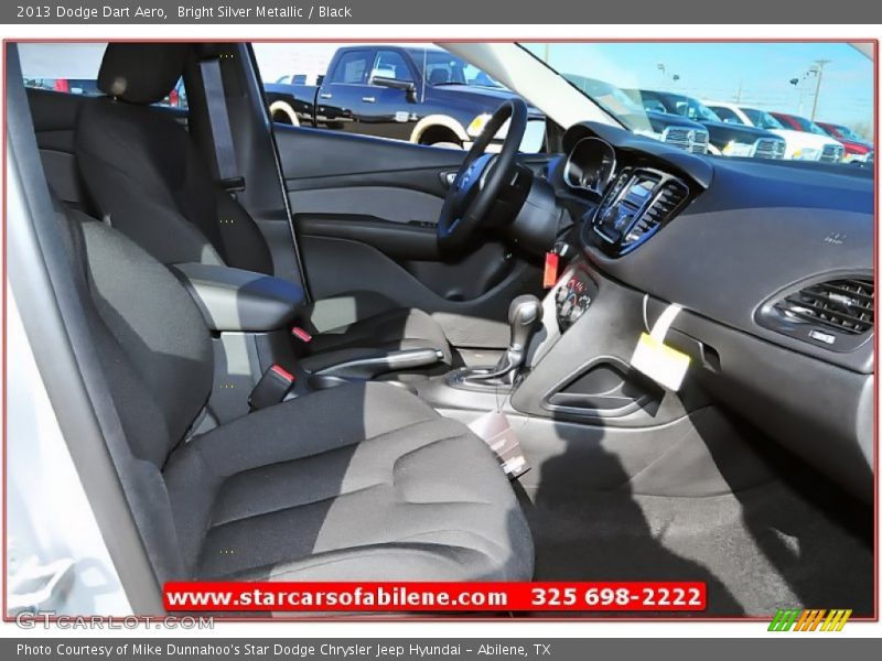 Bright Silver Metallic / Black 2013 Dodge Dart Aero