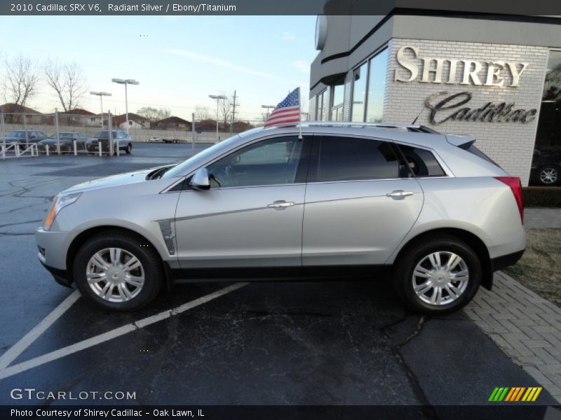 Radiant Silver / Ebony/Titanium 2010 Cadillac SRX V6