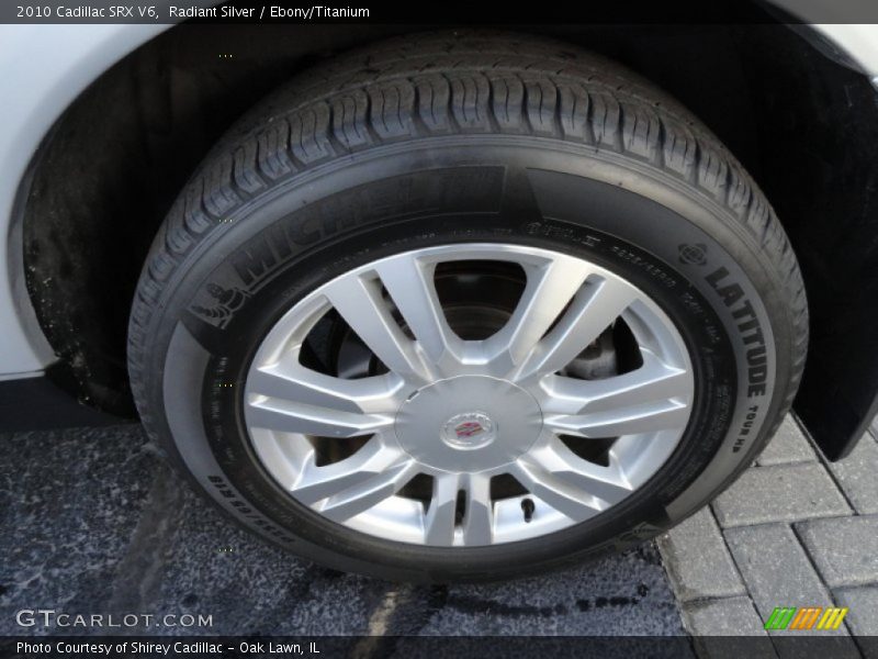 Radiant Silver / Ebony/Titanium 2010 Cadillac SRX V6
