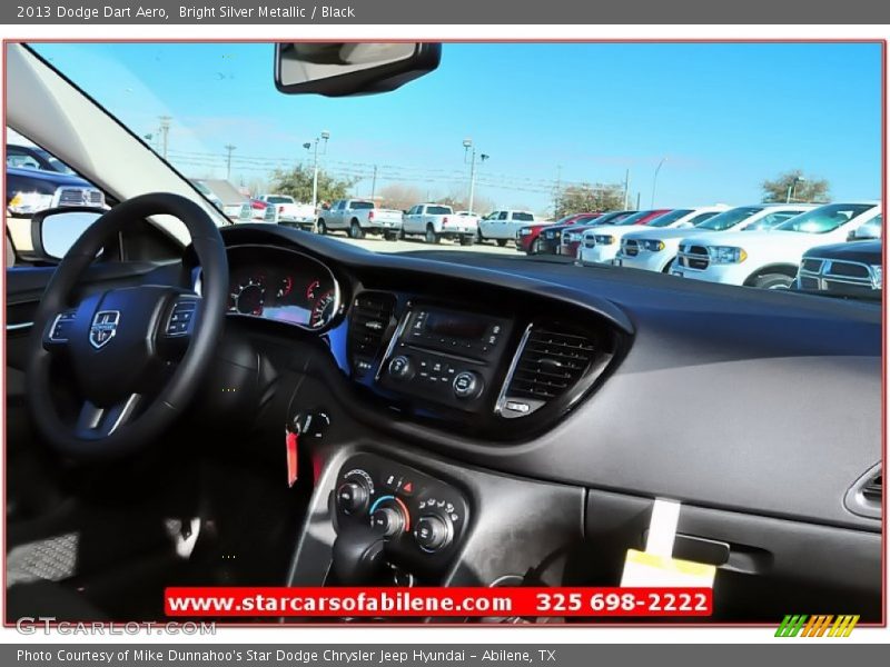 Bright Silver Metallic / Black 2013 Dodge Dart Aero