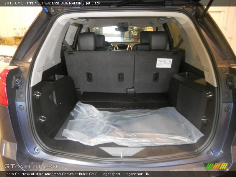 Atlantis Blue Metallic / Jet Black 2013 GMC Terrain SLT