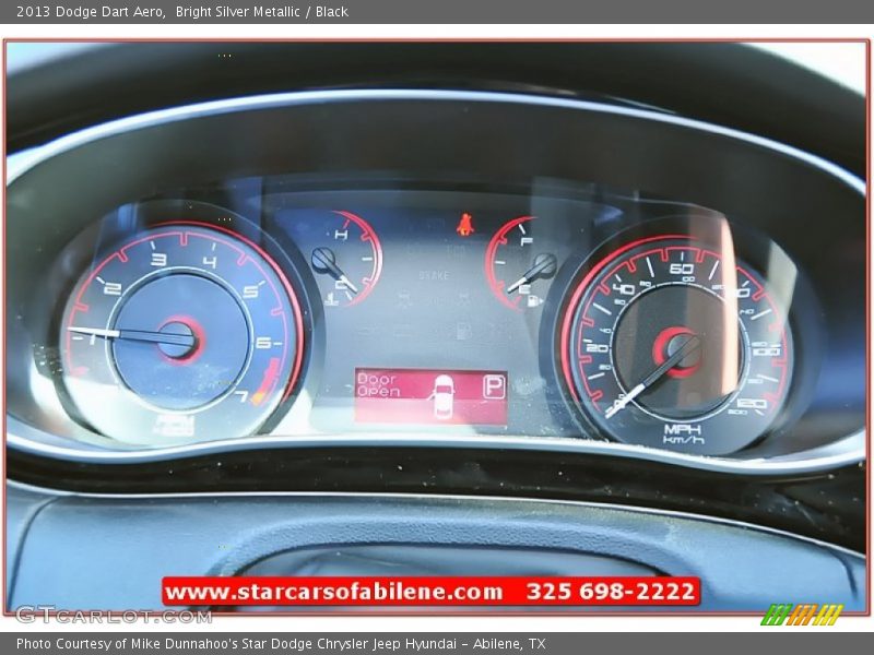 Bright Silver Metallic / Black 2013 Dodge Dart Aero